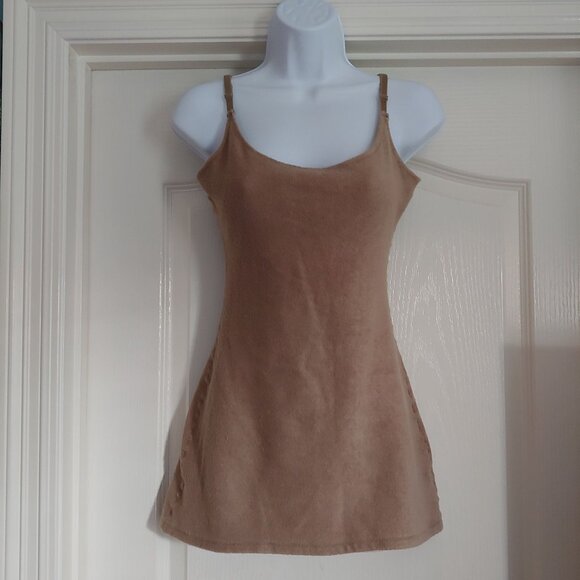 SKIMS Terry Dress Mini Stretch Desert Strap S Spa Resort Soft - Picture 1 of 10